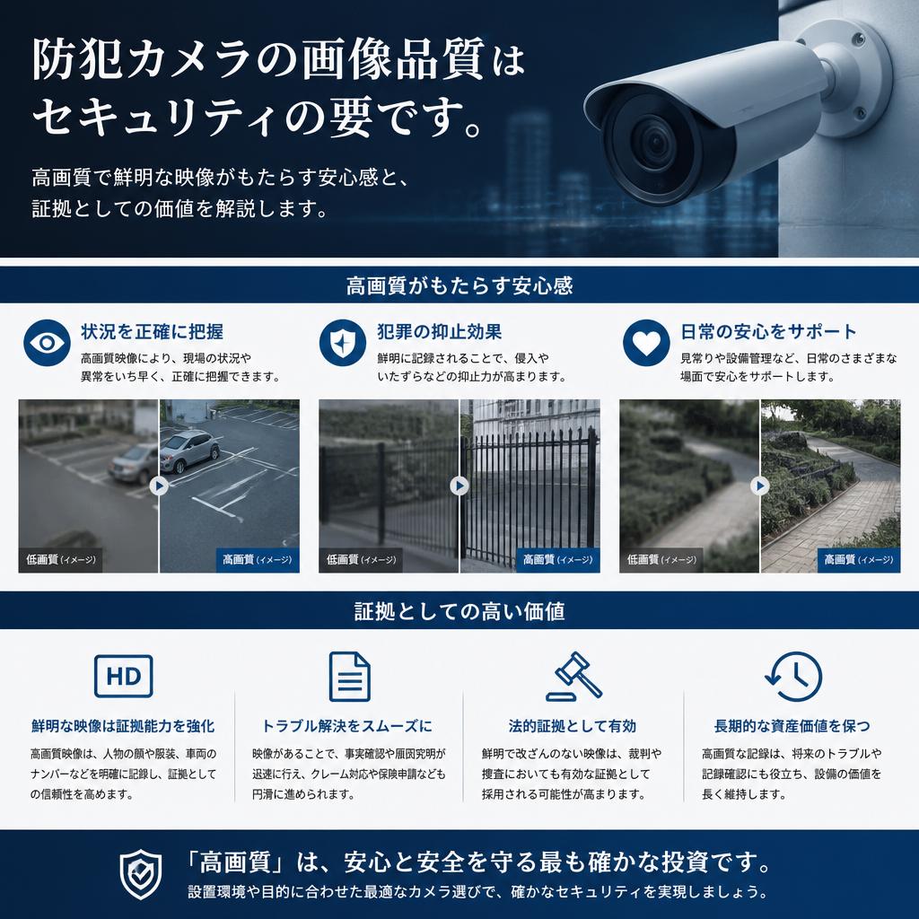 2. 画像品質がもたらす安心感
